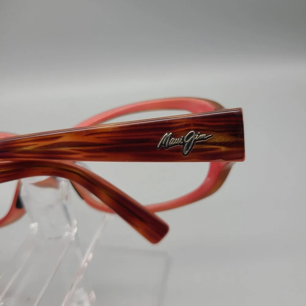 Maui Jim Punchbowl MJ219-12 Tortoise Pink Rectangular Eyeglass Frames Italy